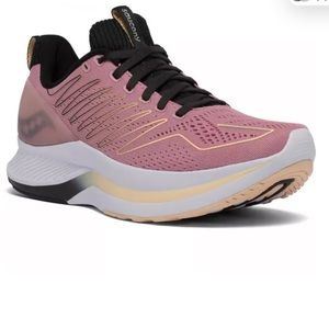 Saucony Women's Endorphin Shift, Rosewater/Black, 9 Medium